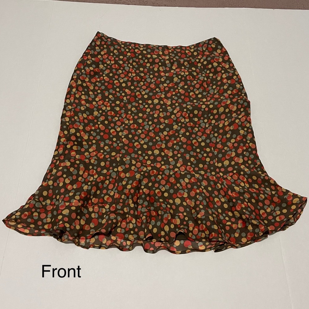 Valerie Stevens | Colorful Polka dot skirt